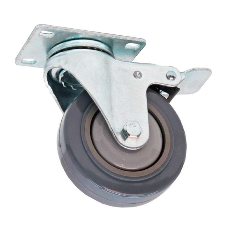 Locking Urethane Casters for All-Spec Benches, 4" Diameter, 4 per Set